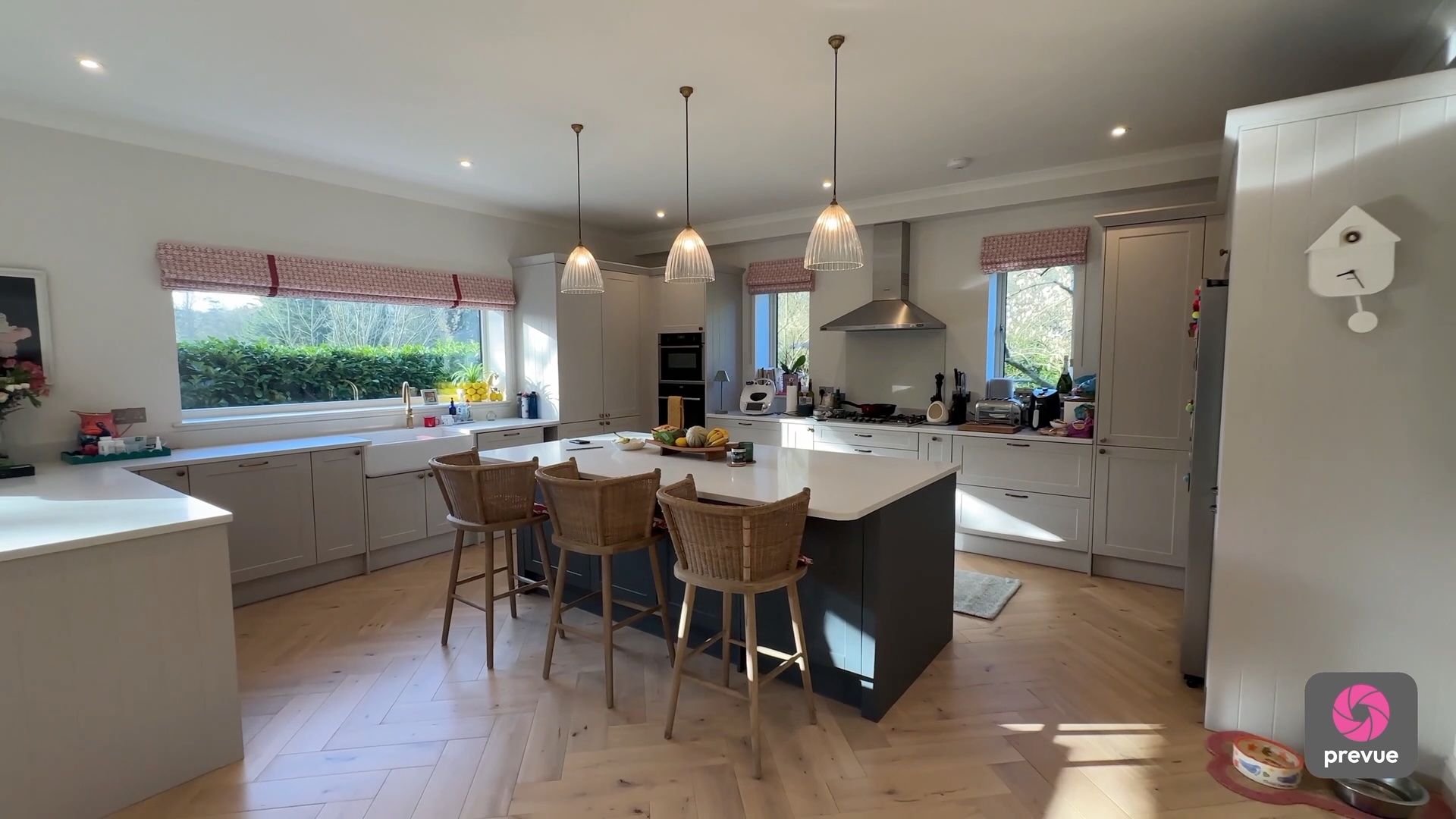 A professional photo of a kitchen taken on the Prevue app